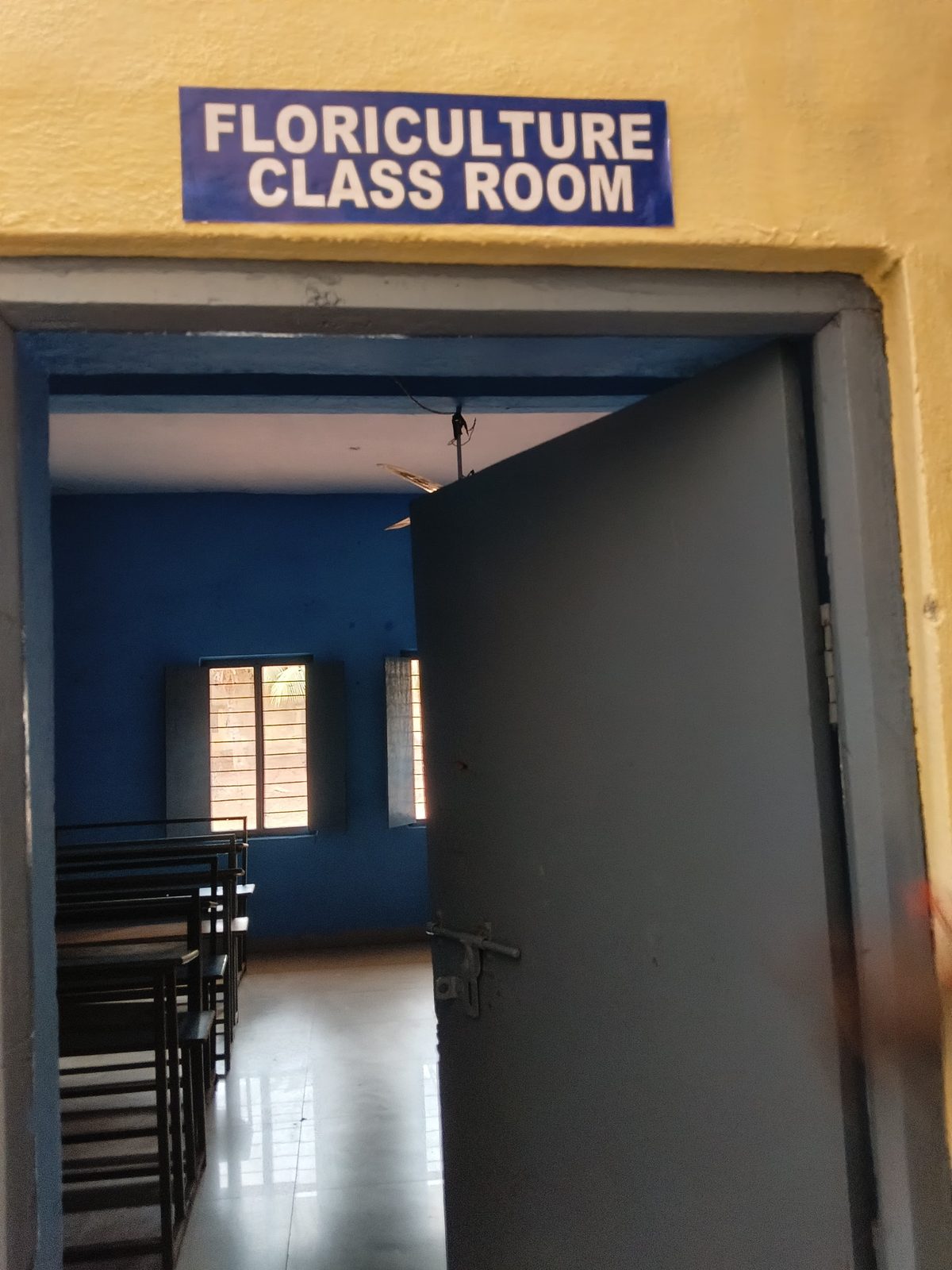 Floriculture Classroom Entrance
