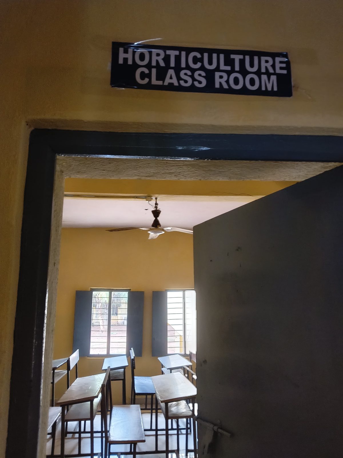 Horticulture Classroom Entrance