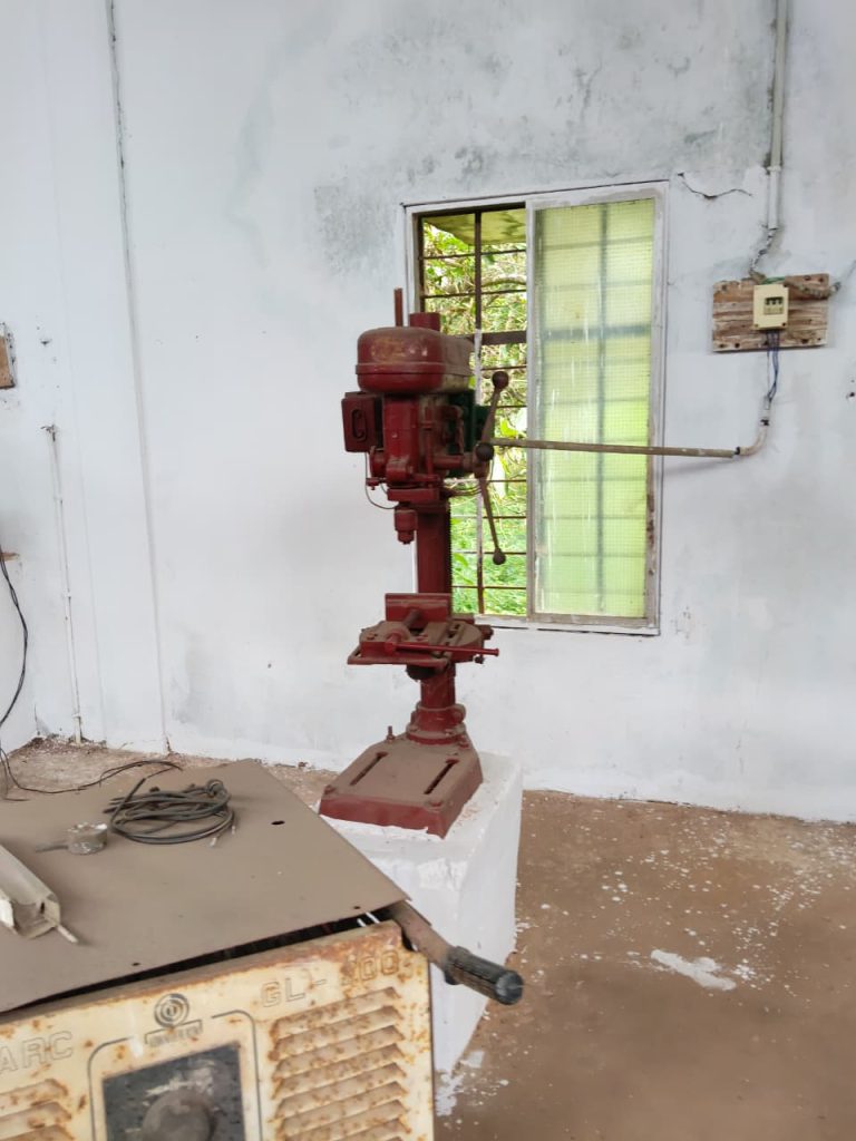 Drill Machine in Workshop