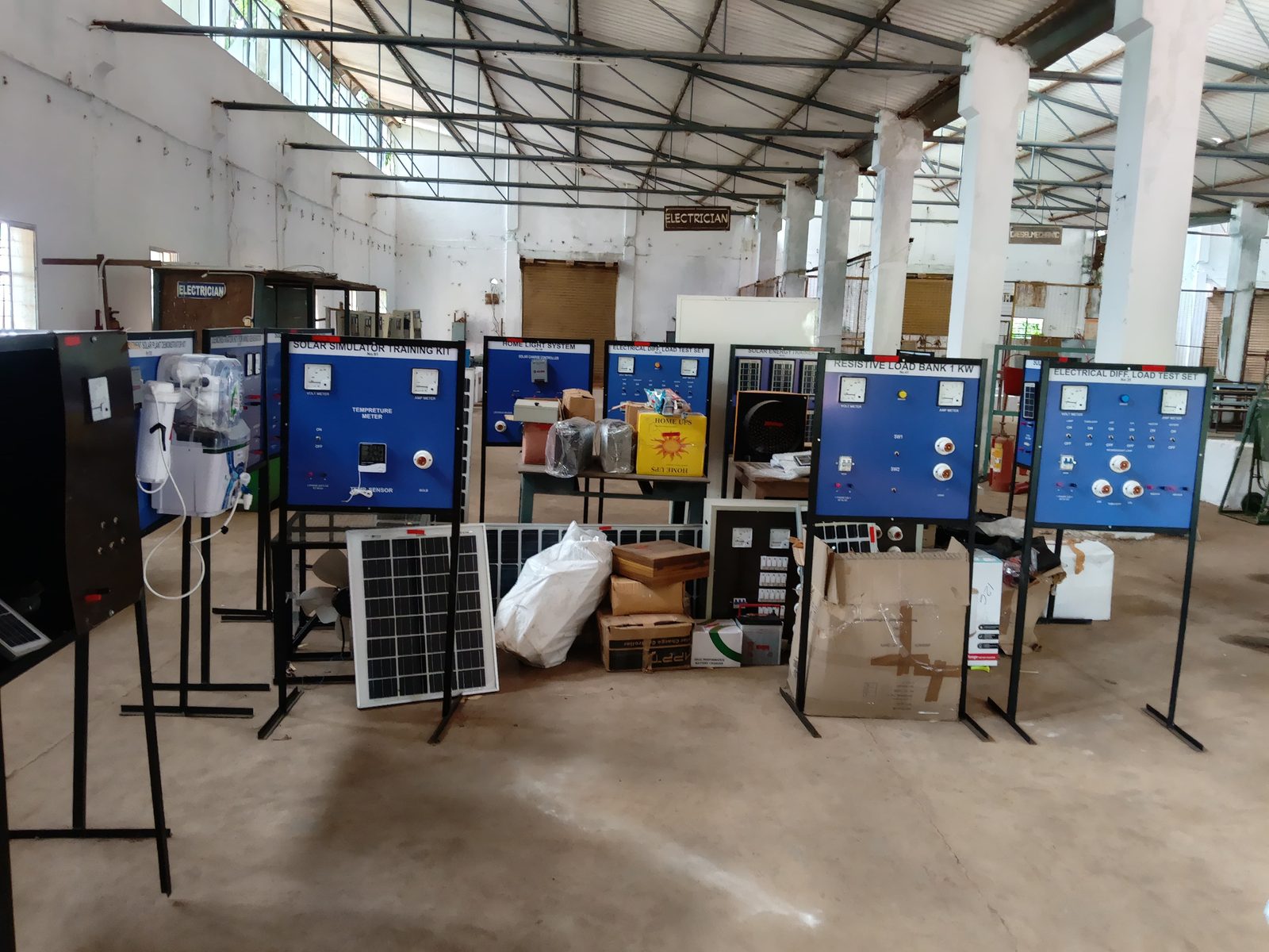 Solar Training Equipment Panels