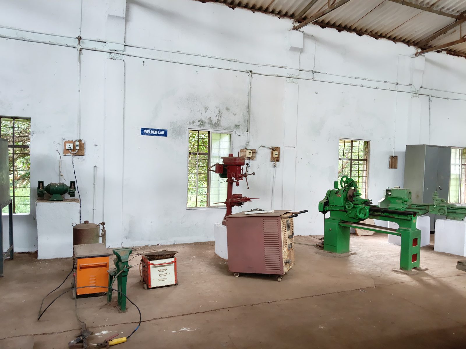 Welder Lab Workshop Interior
